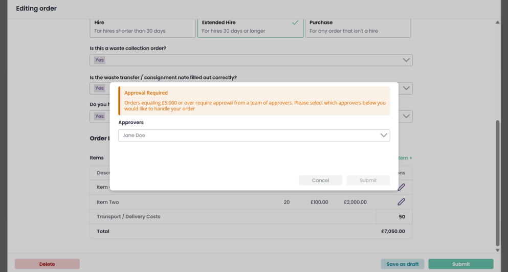 Tailored Workflow Management